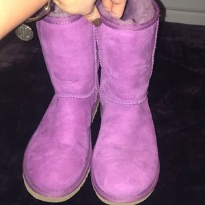 Purple short classic uggs